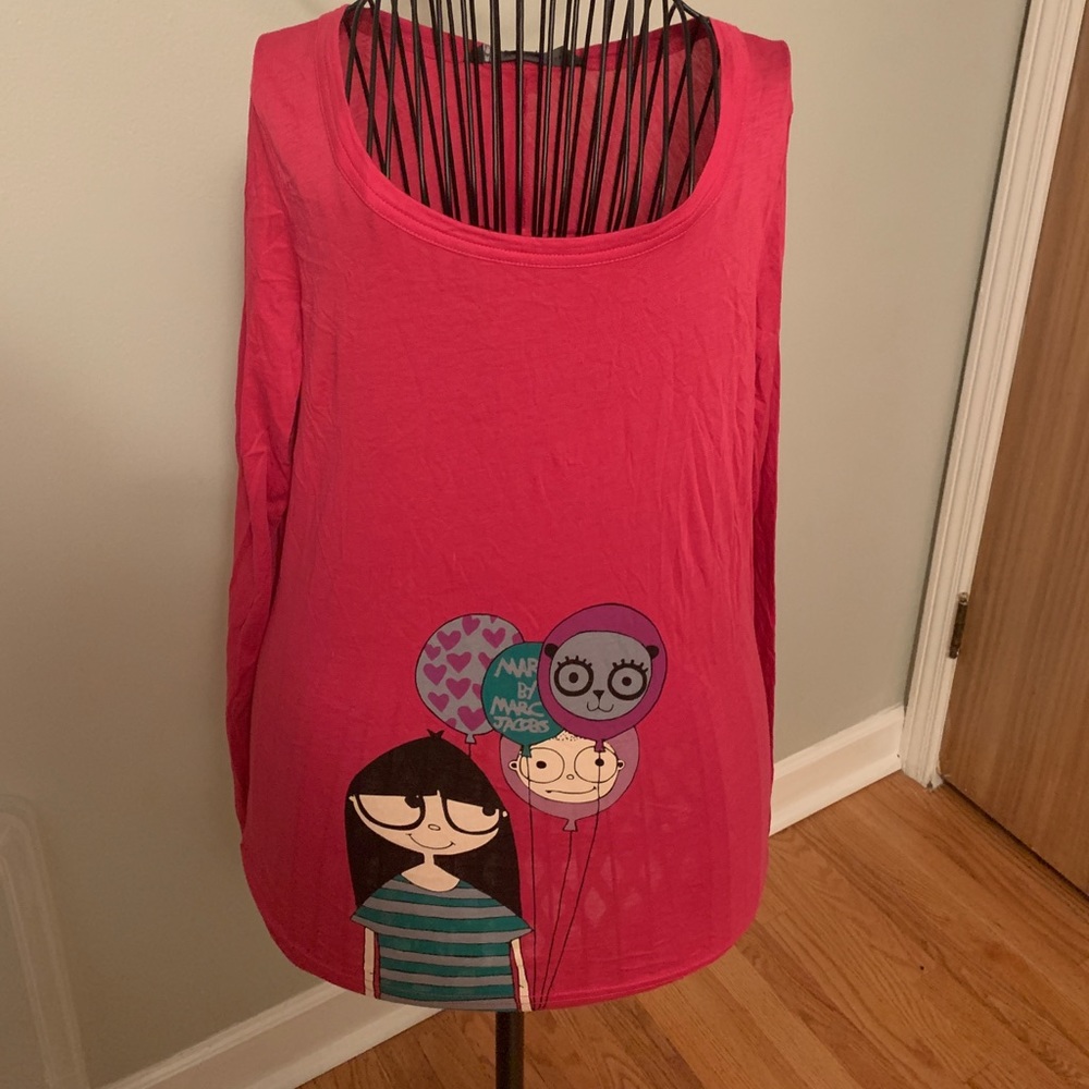 NWT Marc by Marc Jacobs pink shirt sz m